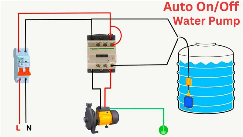 Cách đấu phao điện máy bơm 3 pha an toàn và đúng kỹ thuật