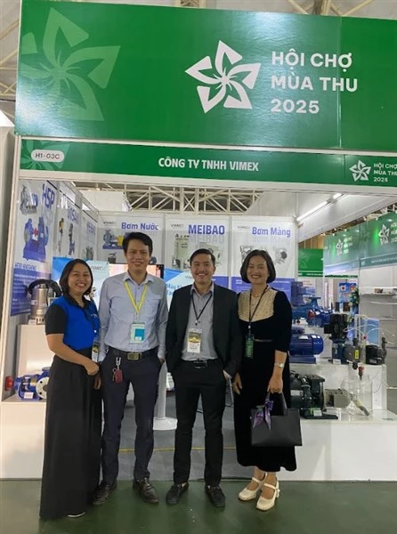 Bơm công nghiệp Vimex tham dự Hội chợ Mùa Thu VIEE 2025 tại VEC Đông Anh – Gian hàng H103C – Sảnh 1 – Thu Thịnh Vượng