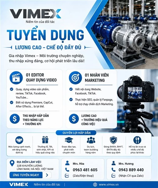 YÊU CẦU TUYỂN DỤNG NHÂN VIÊN MARKETING