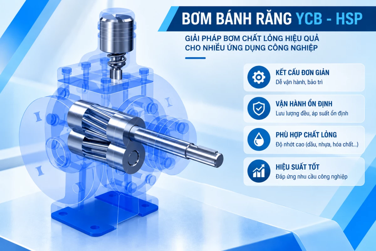 Bơm Rỉ Mật YCB4/0.6GP 4m³/h – Hebei Hengsheng